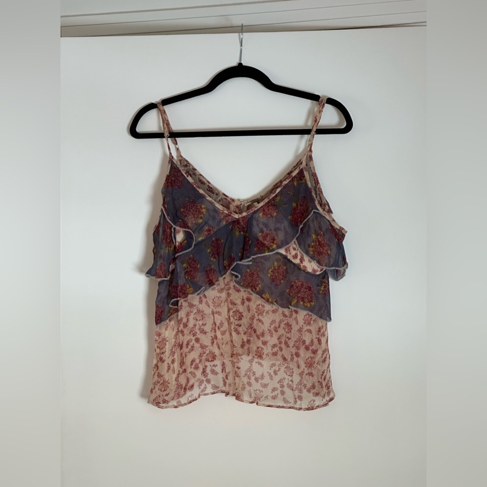 Free People Floral Tank